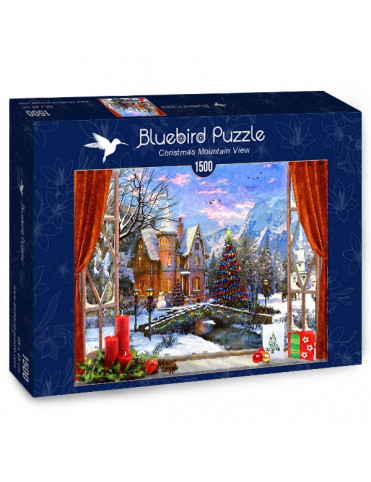 Bluebird Christmas Mountain Vieuw 1500 darabos kirakó